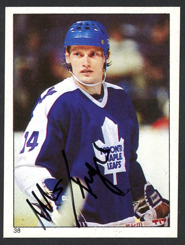 Miroslav Frycer Autographed 1983-84 Topps Sticker Card #38 Toronto Maple Leafs SKU #154096 - RSA