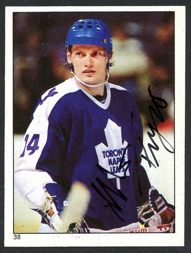 Miroslav Frycer Autographed 1983-84 Topps Sticker Card #38 Toronto Maple Leafs SKU #154097 - RSA
