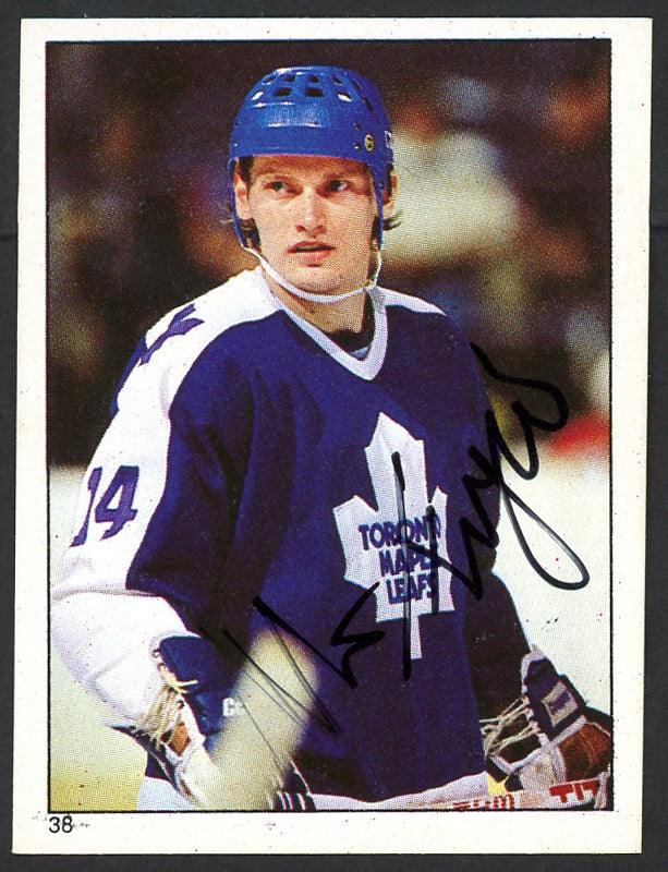 Miroslav Frycer Autographed 1983-84 Topps Sticker Card #38 Toronto Maple Leafs SKU #154098 - RSA
