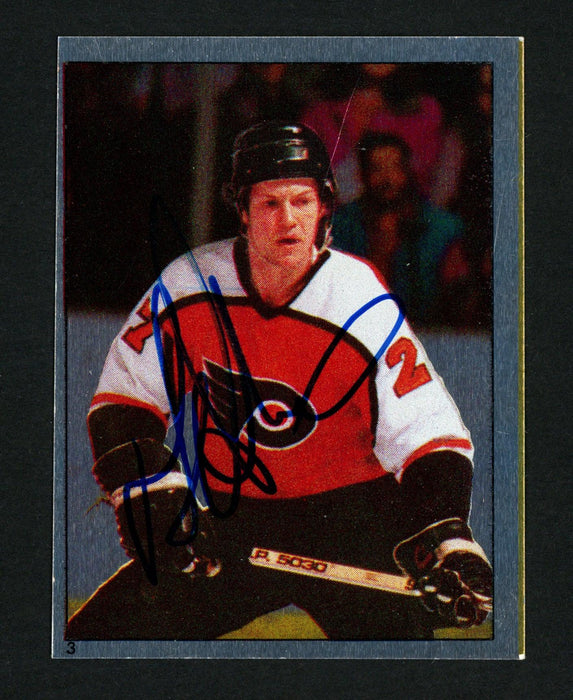 Darryl Sittler Autographed 1983-84 Topps Sticker Card #3 Philadelphia Flyers SKU #154105 - RSA