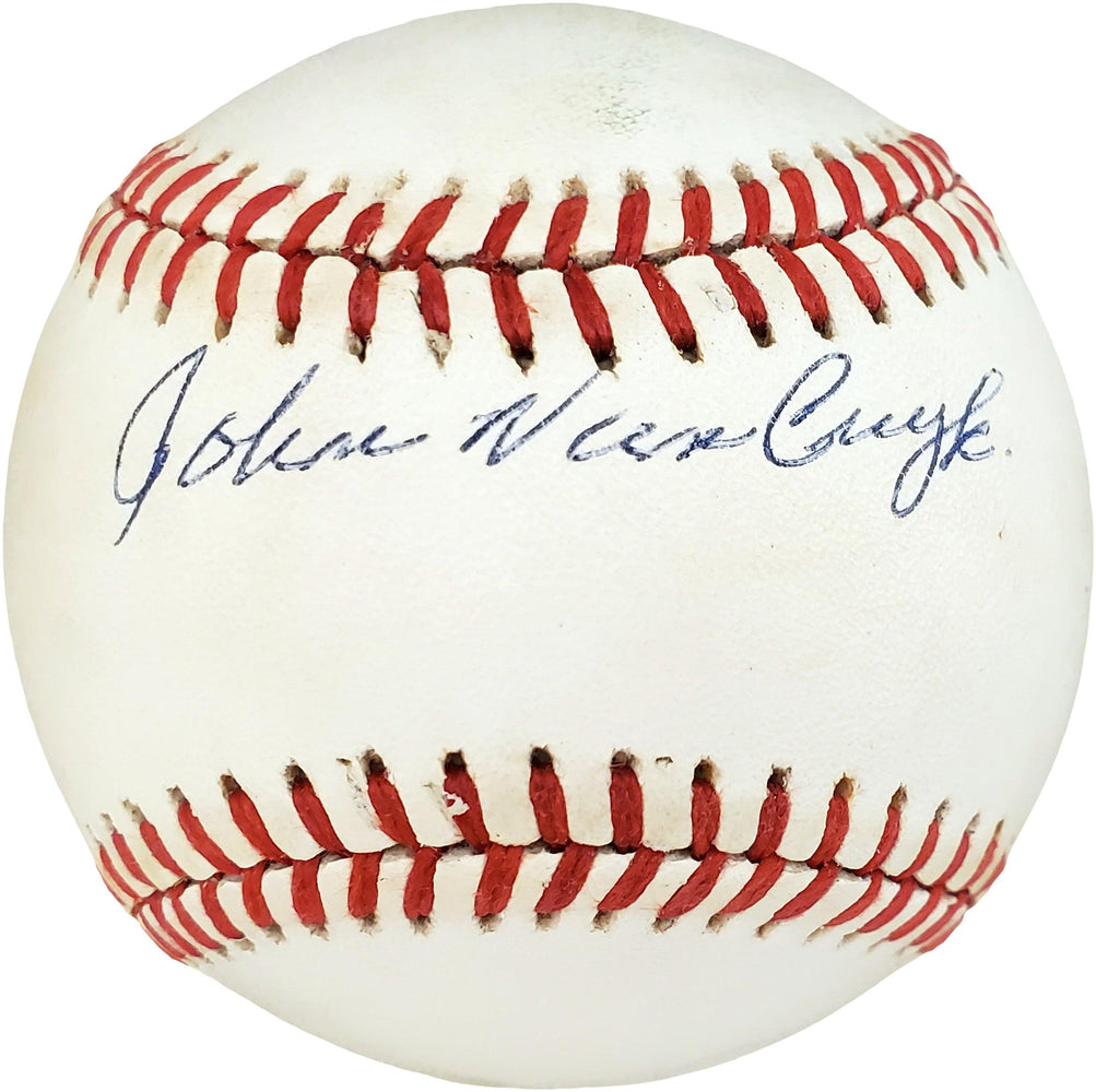 John Van Cuyk Autographed Official NL Baseball Brooklyn Dodgers PSA/DNA #F01881 - RSA