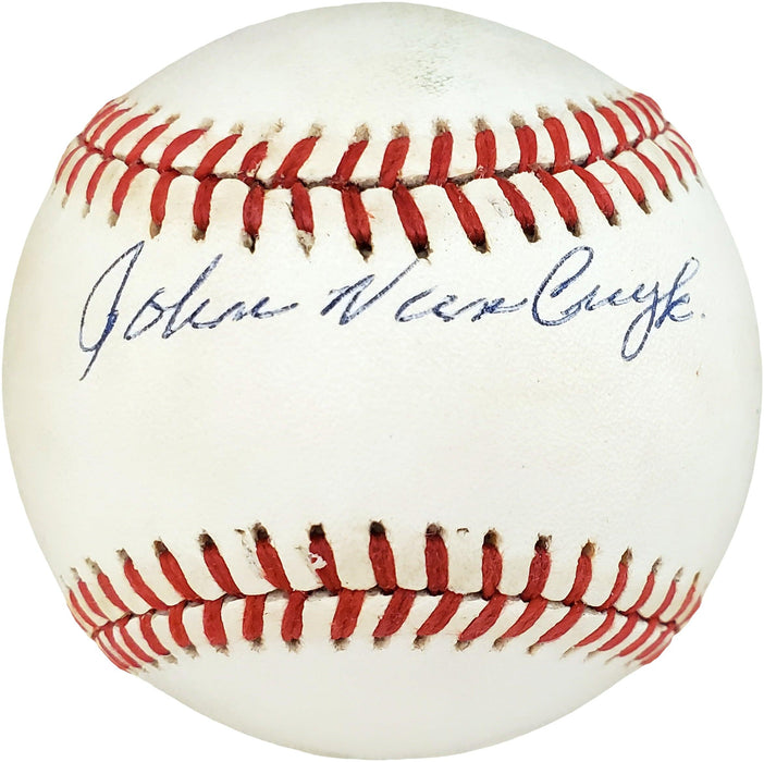 John Van Cuyk Autographed Official NL Baseball Brooklyn Dodgers PSA/DNA #F01881 - RSA