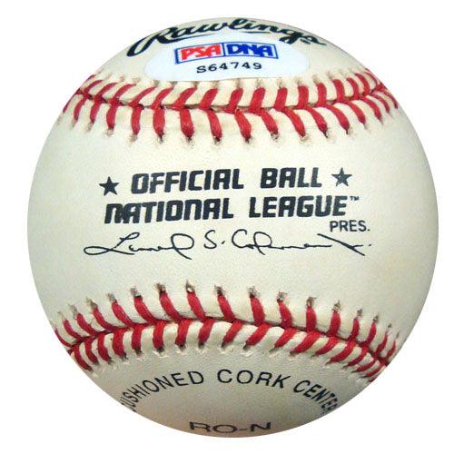 Mike Sandlock Autographed Official NL Baseball Brooklyn Dodgers PSA/DNA #S64749 - RSA