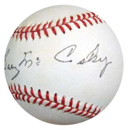 Barney McCosky Autographed Official NL Baseball Detroit Tigers, Oakland A's PSA/DNA #P72213 - RSA