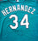 Seattle Mariners Felix Hernandez Autographed Teal Authentic Majestic Jersey "King Felix" Size 48 PSA/DNA Stock #33043 - RSA