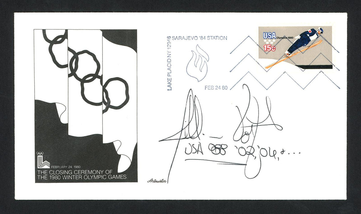 Jillian Vogtli Autographed First Day Cover 2002 & 2006 Olympics SKU #159561 - RSA