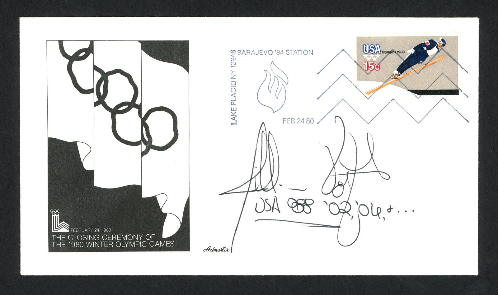 Jillian Vogtli Autographed First Day Cover 2002 & 2006 Olympics SKU #159561 - RSA