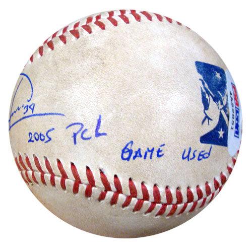 Felix Hernandez Autographed 2005 PCL Game Used Baseball Seattle Mariners PSA/DNA ITP #4A52851 - RSA