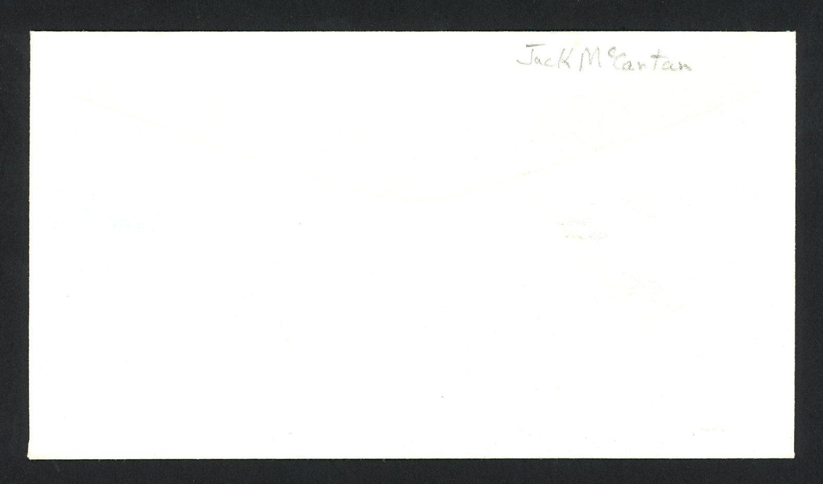 Jack McCartan Autographed First Day Cover 1960 Olympics Hockey Team USA SKU #159563 - RSA