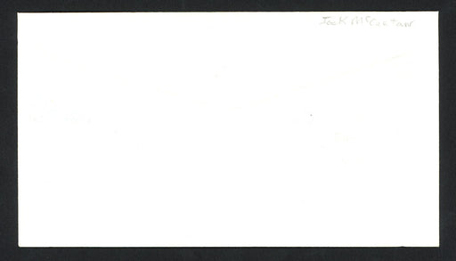 Jack McCartan Autographed First Day Cover 1960 Olympics Hockey Team USA SKU #159566 - RSA