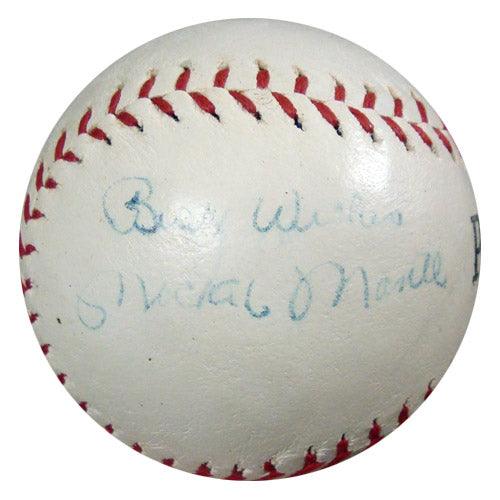 Mickey Mantle Autographed Park League Baseball New York Yankees "Best Wishes" 1950's Vintage Signature PSA/DNA #Q07806 - RSA