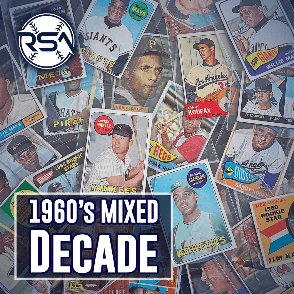 60's Sampler Vintage Baseball Card Mystery Hobby Box – Decades Series - RSA