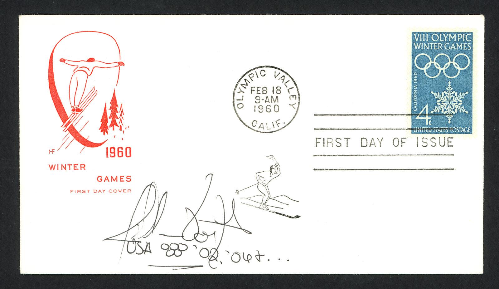 Jillian Vogtli Autographed First Day Cover 2002 & 2006 Olympics SKU #159571 - RSA