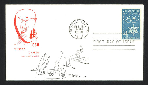 Jillian Vogtli Autographed First Day Cover 2002 & 2006 Olympics SKU #159571 - RSA