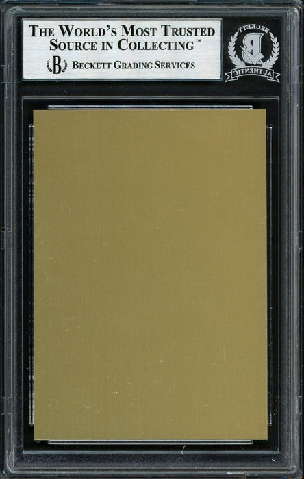 Rick Ferrell Autographed 1984 Metallic HOF Plaque Card Boston Red Sox Beckett BAS #12516218 - RSA