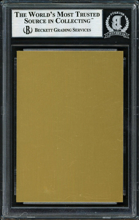 Willie McCovey Autographed 1986 Metallic HOF Plaque Card San Francisco Giants Beckett BAS #12516331 - RSA