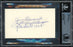 Jimmy Goodrich Autographed 3x5 Index Card 1925 Lightweight Champion Beckett BAS #12516827 - RSA