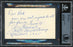 Jimmy Goodrich Autographed 3x5 Index Card 1925 Lightweight Champion "To Bob" Beckett BAS #12516828 - RSA