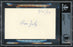Ben Jeby Autographed 3x5 Index Card Middleweight Champ Beckett BAS #12516829 - RSA