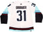 Seattle Kraken Philipp Grubauer Autographed White Adidas Jersey Inaugural Season Patch Fanatics Holo Stock #201665 - RSA