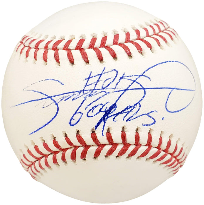 Sammy Sosa Autographed Official MLB Baseball Chicago Cubs "509 HRs" Beckett BAS #N64381 - RSA