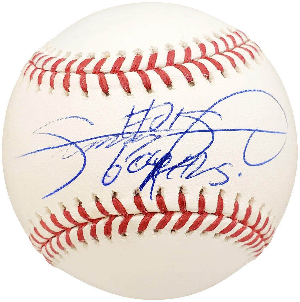 Sammy Sosa Autographed Official MLB Baseball Chicago Cubs "509 HRs" Beckett BAS #N64381 - RSA