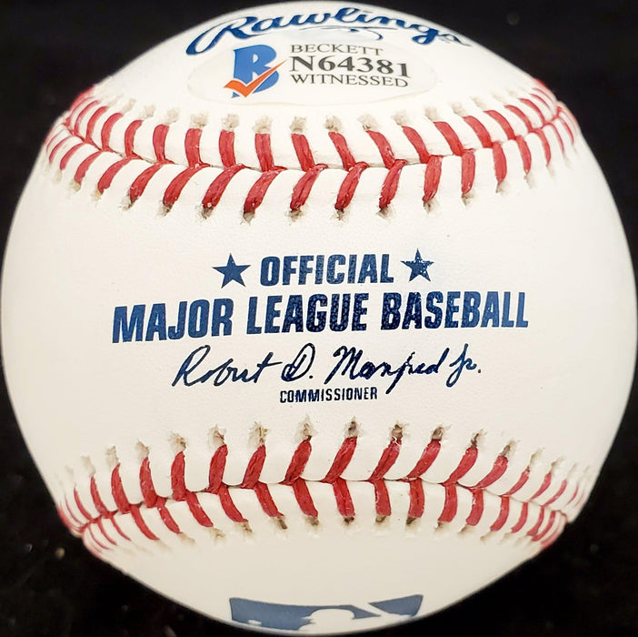 Sammy Sosa Autographed Official MLB Baseball Chicago Cubs "509 HRs" Beckett BAS #N64381 - RSA