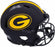 Davante Adams Autographed Green Bay Packers Eclipse Black Full Size Authentic Speed Helmet Beckett BAS QR Stock #201213 - RSA