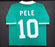 New York Cosmos Pele Autographed Framed Green Jersey Beckett BAS Stock #200930
