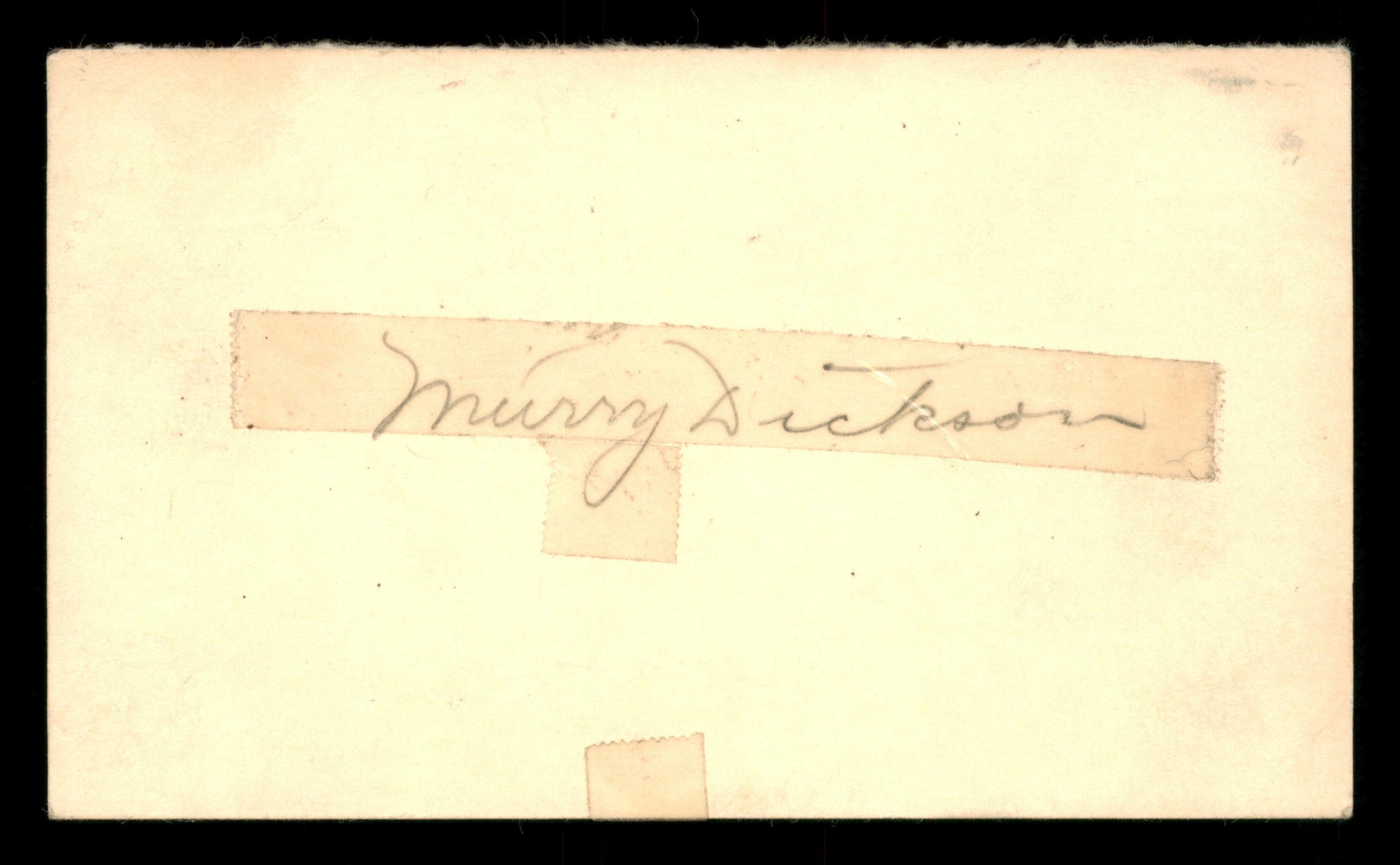 Murry Dickson Autographed 3.25x5.5 Government Postcard St. Louis Cardinals SKU #201415 - RSA