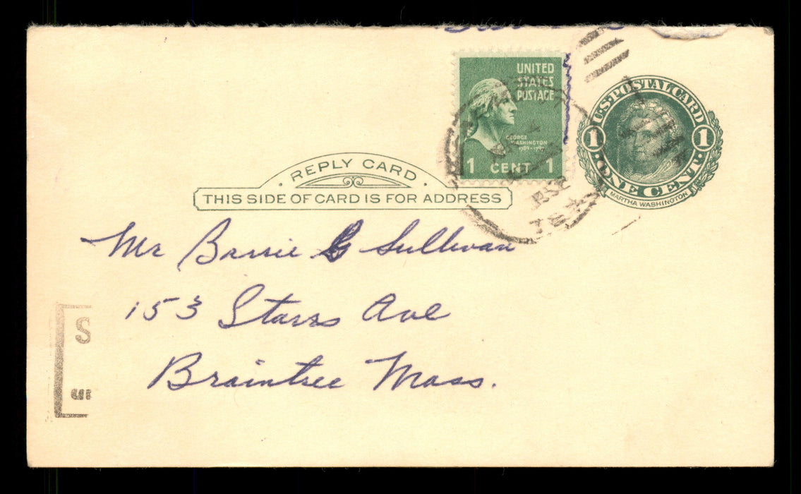 Murry Dickson Autographed 3.25x5.5 Government Postcard St. Louis Cardinals SKU #201415 - RSA