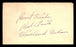 Bob Avila Autographed 3.25x5.5 Government Postcard Cleveland Indians "Best Wishes" SKU #201418 - RSA