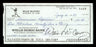 Willie McCovey Autographed 2.75x6 Check San Francisco Giants 1428 SKU #201495 - RSA