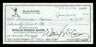 Willie McCovey Autographed 2.75x6 Check San Francisco Giants 1425 SKU #201496 - RSA