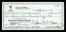 Willie McCovey Autographed 2.75x6 Check San Francisco Giants 1446 SKU #201497 - RSA