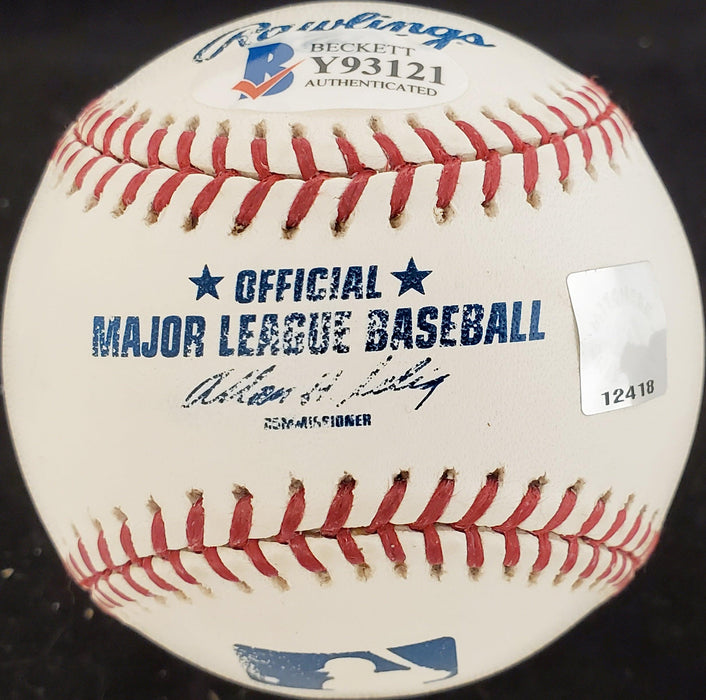 Gavin Floyd Autographed Official MLB Baseball Chicago White Sox, Philadelphia Phillies Beckett BAS #Y93121 - RSA
