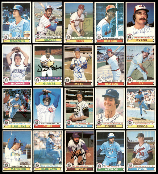 1979 O-Pee-Chee Baseball Autographed Cards Starter Set Lot of 112 SKU #173974 - RSA