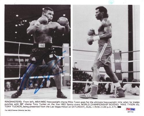 Mike Tyson Autographed 8x10 Photo Vintage PSA/DNA #Q65745 - RSA