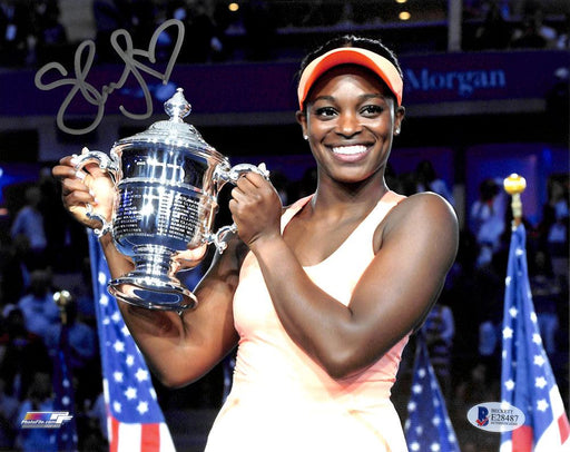 Sloane Stephens Autographed 8x10 Photo U.S. Open Beckett BAS Stock #135372 - RSA