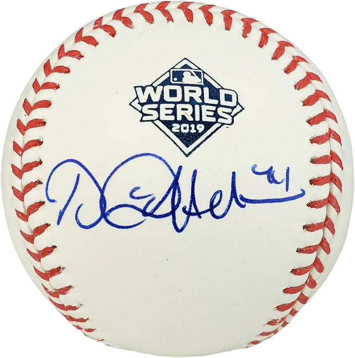 Daniel Hudson Autographed Official 2019 World Series MLB Baseball Washington Nationals Beckett BAS Stock #179015 - RSA