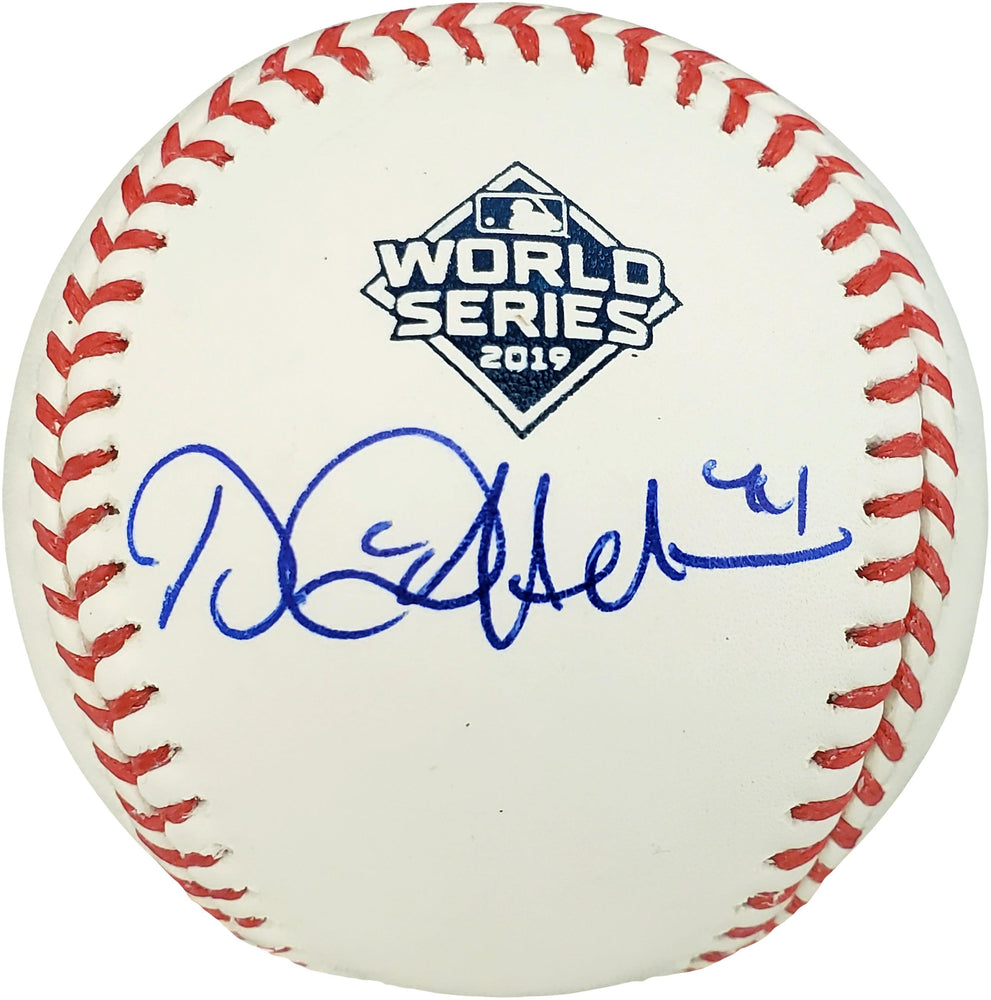 Daniel Hudson Autographed Official 2019 World Series MLB Baseball Washington Nationals Beckett BAS Stock #179015 - RSA