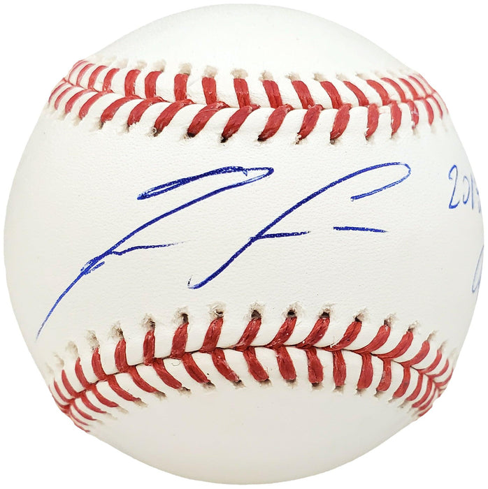 Ronald Acuna Jr. Autographed Official MLB Baseball Atlanta Braves "2018 NL ROY" Beckett BAS Stock #185592 - RSA