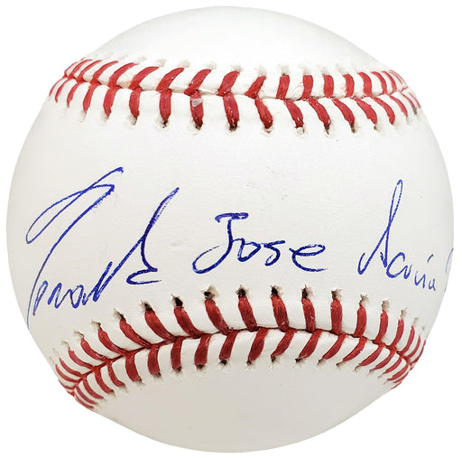 Ronald Acuna Jr. Autographed Official MLB Baseball Atlanta Braves Full Name Beckett BAS Stock #185593 - RSA