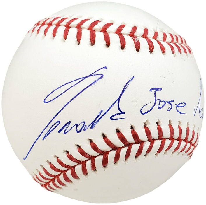 Ronald Acuna Jr. Autographed Official MLB Baseball Atlanta Braves Full Name Beckett BAS Stock #185593 - RSA