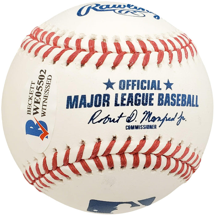 Shane Bieber Autographed Official MLB Baseball Cleveland Indians "2020 AL Cy Young" Beckett BAS Stock #185692 - RSA