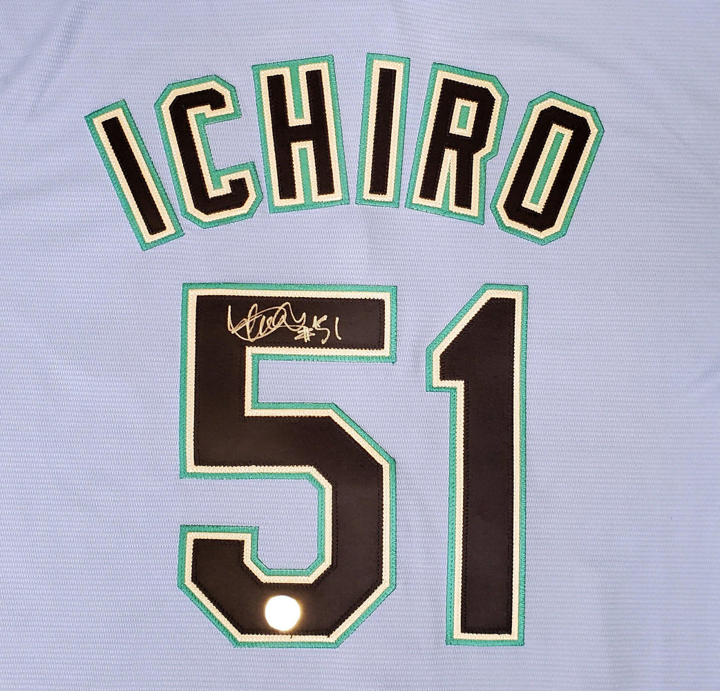 Seattle Mariners Ichiro Suzuki Autographed Light Blue Majestic 2019 Spring Training Jersey Size XL "51" IS Holo Stock #189812 - RSA