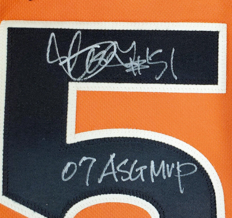 Seattle Mariners Ichiro Suzuki Autographed Orange Majestic 2007 All-Star Game Jersey "07 ASG MVP" Size XXL IS Holo Stock #189998 - RSA