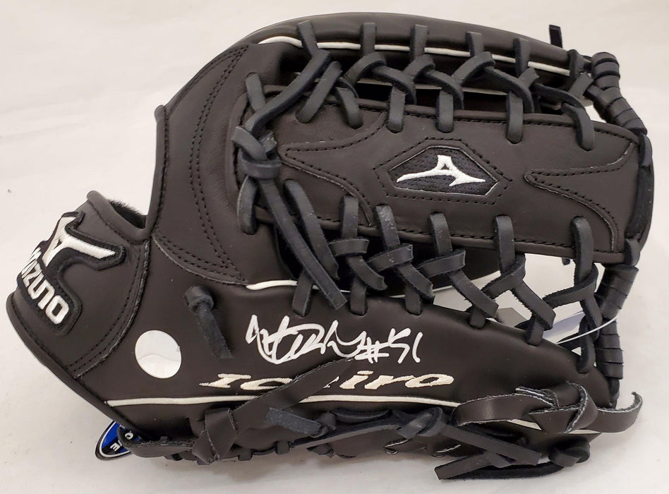 Ichiro Suzuki Autographed Mizuno Game Model Fielding Glove "51" Seattle Mariners IS Holo Stock #189811 - RSA