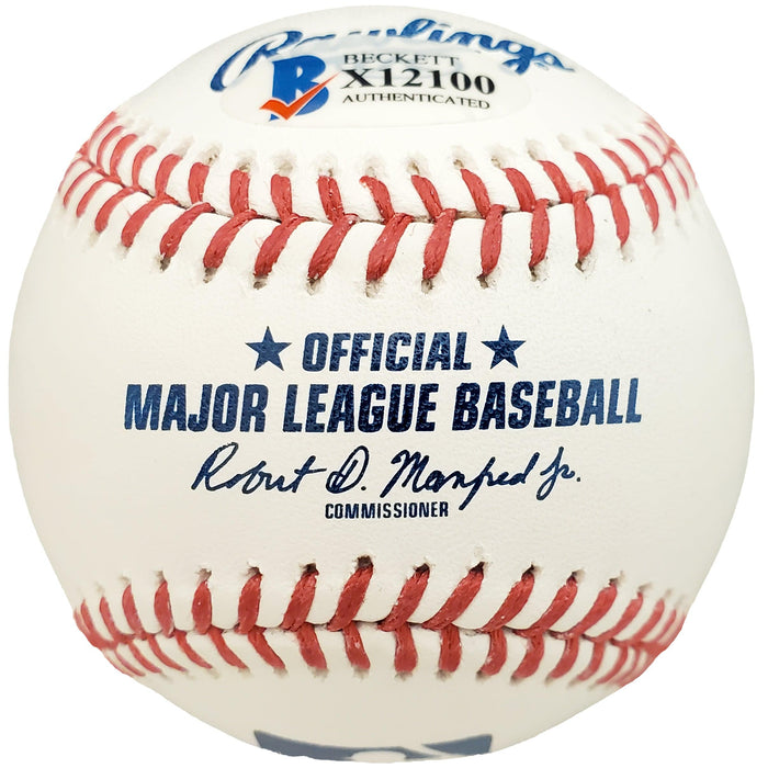Keith Hernandez Autographed Official MLB Baseball St. Louis Cardinals "1982 WS Champs" Beckett BAS Stock #190501 - RSA