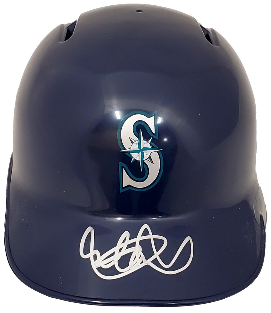Ichiro Suzuki Autographed Seattle Mariners Batting Mini Helmet IS Holo Stock #190510 - RSA